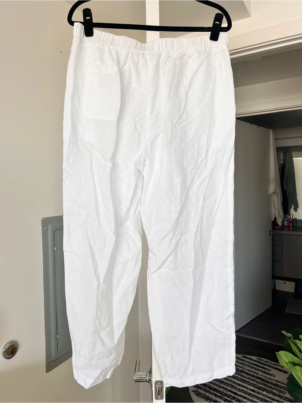 Quince 100% European Linen Pants White Size Large